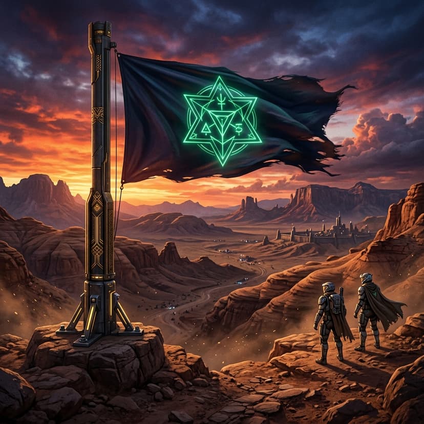 Territory Flag Raised